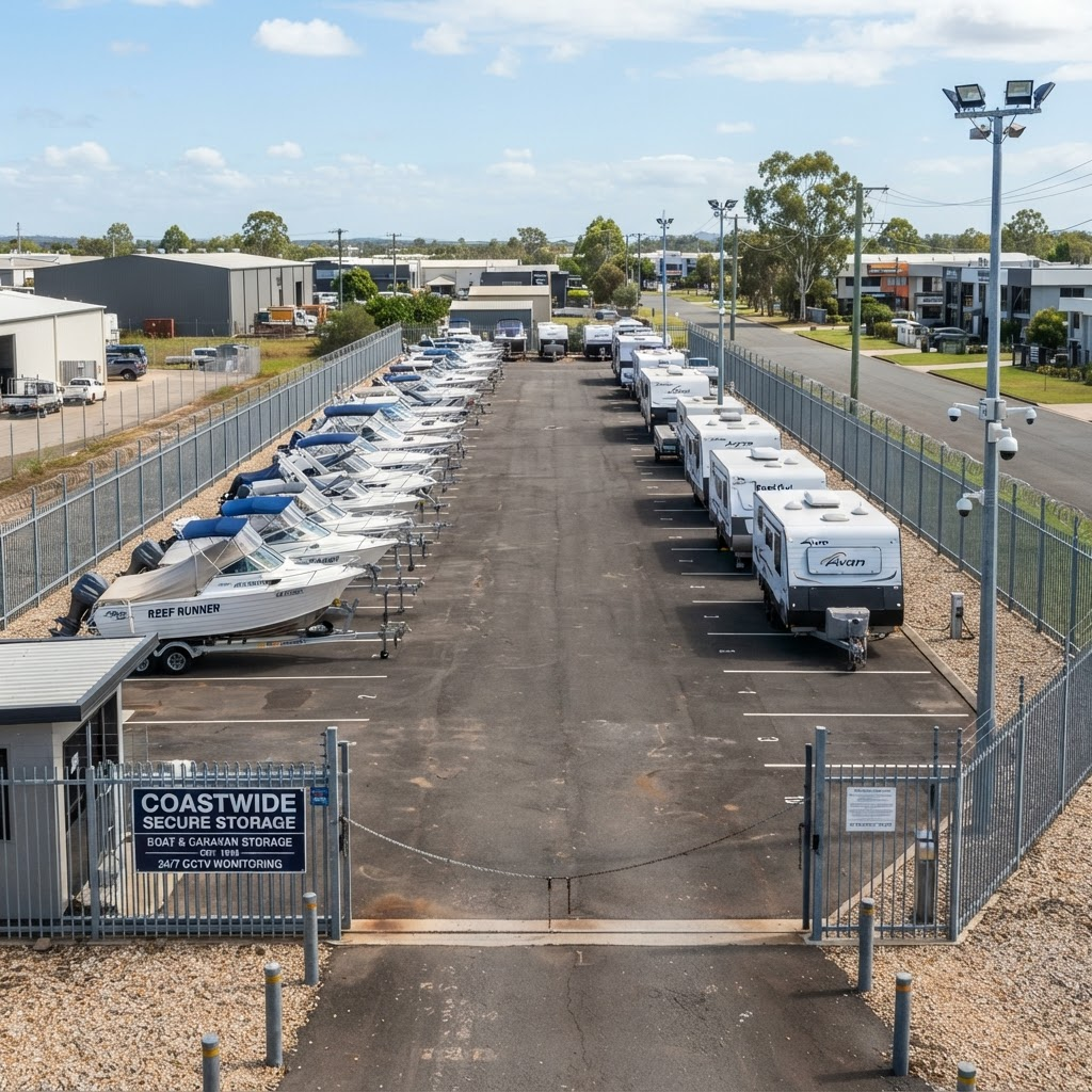 Commercial hardstand storage in O'Connor